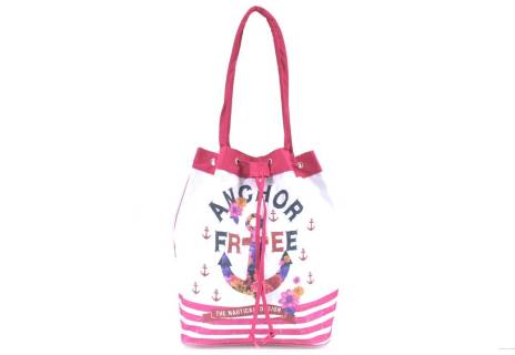 Velká plážová taška s potiskem kotva