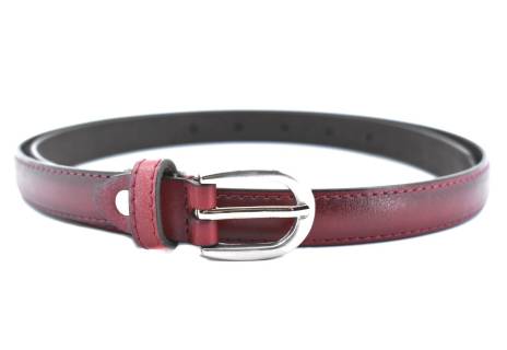 Dámský úzký kožený opasek Arteddy
