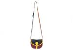 Dámská kožená crossbody kabelka s klopnou Arteddy