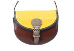 Dámská kožená crossbody kabelka s klopnou Arteddy