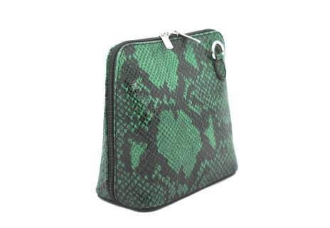 Dámská / dívčí malá  kožená kabelka  se vzorem hadí kůže Arteddy