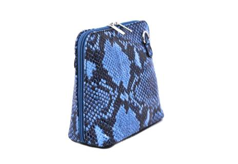 Dámská / dívčí malá  kožená kabelka  se vzorem hadí kůže Arteddy