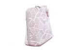 Dámská malá  kožená kabelka  Arteddy - růžová/stříbrná