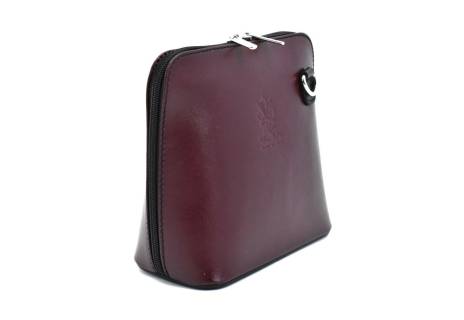 Dámská malá kožená kabelka crossbody Arteddy