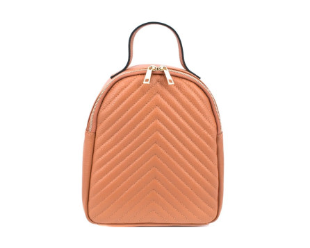 Dámský/dívčí kožený prošívaný batoh Arteddy