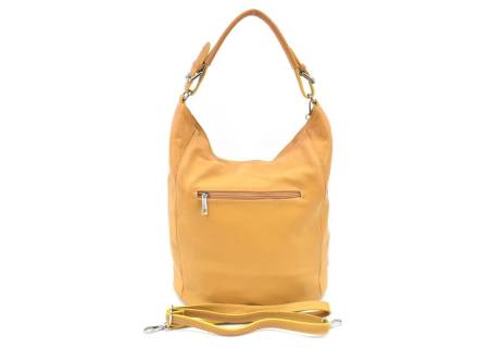 Dámská kožená kabelka s přívěskem Arteddy