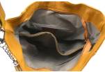 Dámská kožená kabelka s přívěskem Arteddy