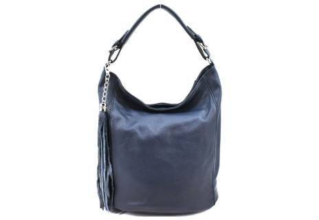 Dámská kožená kabelka s přívěskem Arteddy