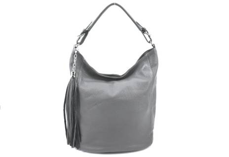 Dámská kožená kabelka s přívěskem Arteddy