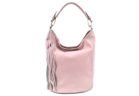 Dámská kožená kabelka s přívěskem Arteddy