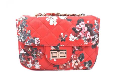Dámská / dívčí květovaná kabelka