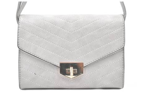 Dámská prošívaná kabelka s klopnou