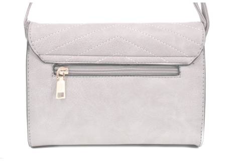 Dámská prošívaná kabelka s klopnou