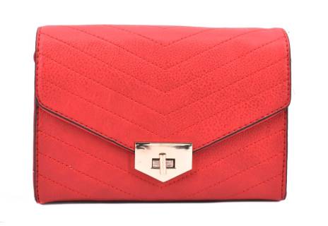 Dámská prošívaná kabelka s klopnou