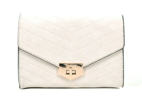 Dámská prošívaná kabelka s klopnou