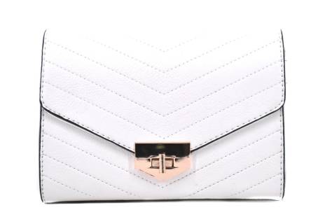 Dámská prošívaná kabelka s klopnou