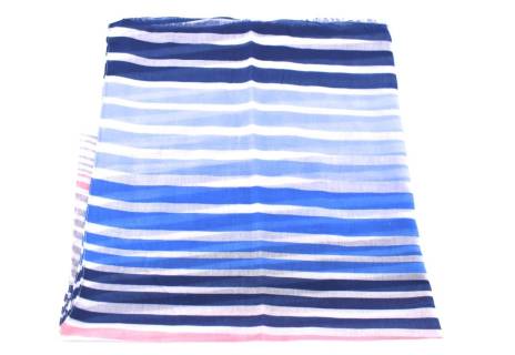 Dámský šátek s pruhovaným vzorem