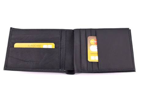 Pánská kožená peněženka Arteddy - černá