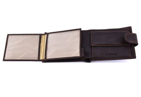 Pánská kožená peněženka Valentini - černá