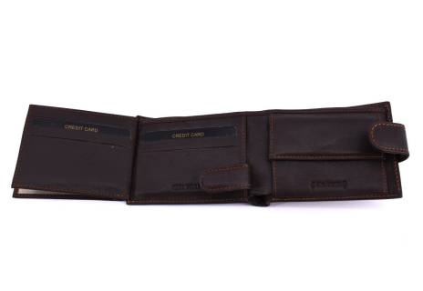 Pánská kožená peněženka Valentini - černá