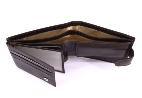 Pánská kožená peněženka Valentini - černá