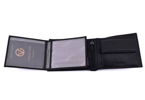 Pánská kožená peněženka Valentini - černá