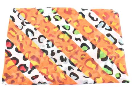 Dámský šátek s tygrovaným vzorem