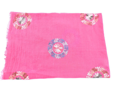 Moderní dámský šátek - fuxia