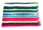 Dámský šátek s barevnými pruhy