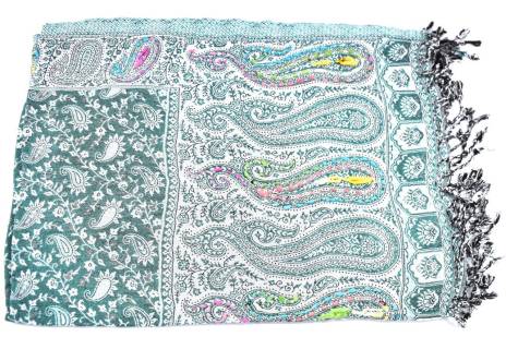 Dámský šátek s kašmírovým vzorem