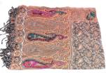 Dámský šátek s kašmírovým vzorem