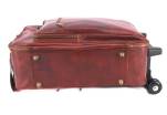 Cestovní palubní kožený kufr Arteddy 40l