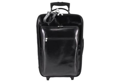 Cestovní palubní kožený kufr Arteddy 40l