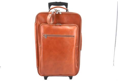 Cestovní palubní kožený kufr Arteddy 40l