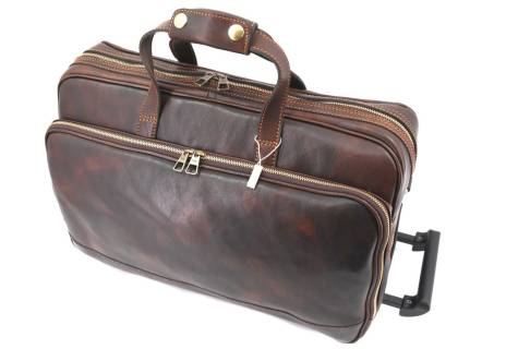 Cestovní kožena taška na kolečkách Arteddy 36l