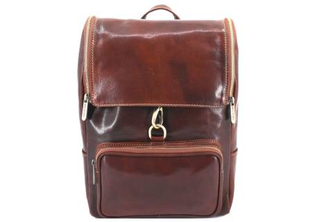 Koženy batoh s klopnou Arteddy