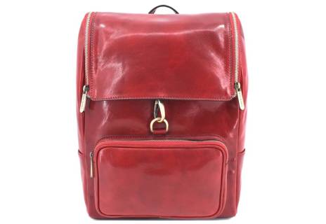 Koženy batoh s klopnou Arteddy