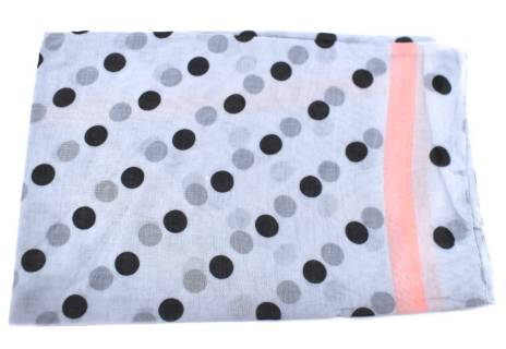 Dámský šátek s puntíky