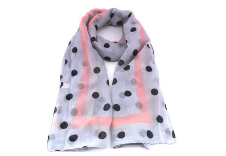 Dámský šátek s puntíky