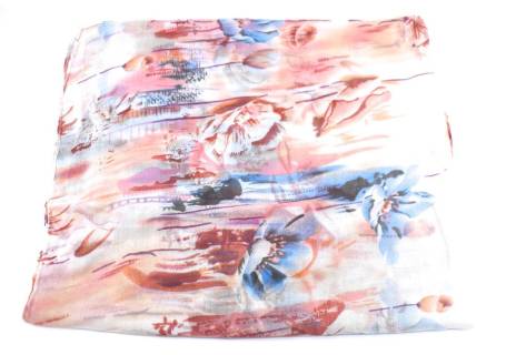 Dámský šátek  s květovaným vzorem