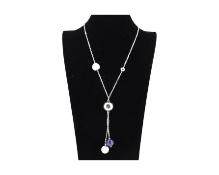 Řetízek ozdobný / stříbrná