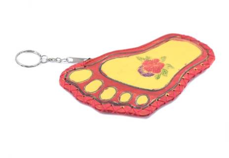 Dětská kožená klíčenka