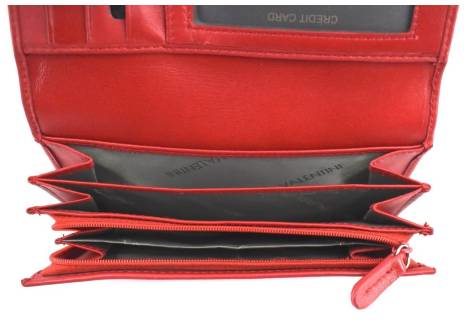 Dámská kožená peněženka Valentini