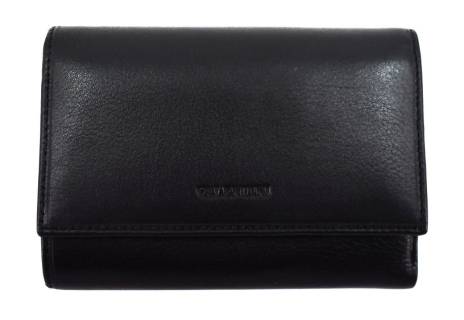 Kožená peněženka Valentini - černá