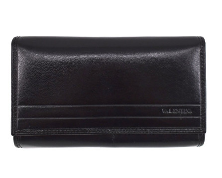 Kožená peněženka Valentini - černá