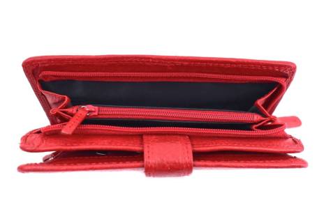 Kožená peněženka Valentini Gino - červená