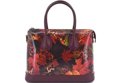 Kožená kabelka Arteddy s potiskem