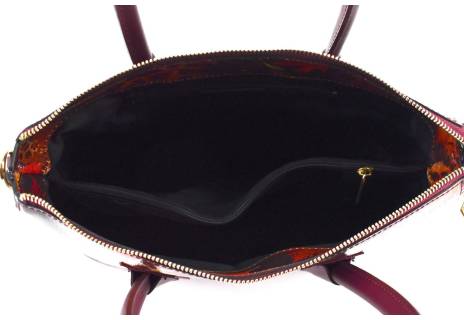 Kožená kabelka Arteddy s potiskem