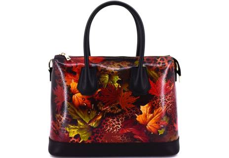 Kožená kabelka Arteddy s potiskem