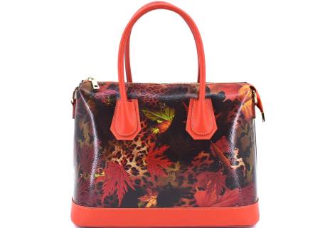 Kožená kabelka Arteddy s potiskem